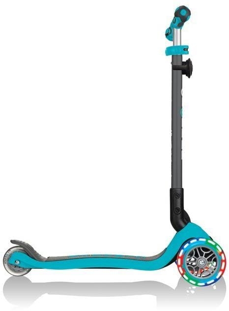 Globber GO-UP Deluxe Fantasy Lights -  wielofunkcyjny jeździk dziecięcy 3w1 | Teal