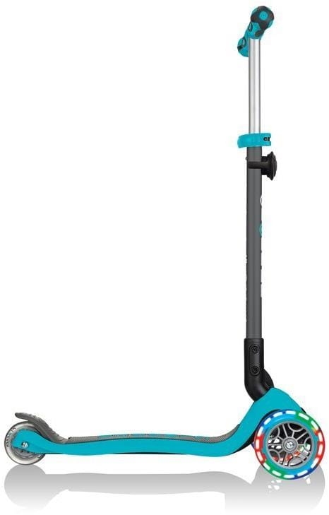 Globber GO-UP Deluxe Fantasy Lights -  wielofunkcyjny jeździk dziecięcy 3w1 | Teal