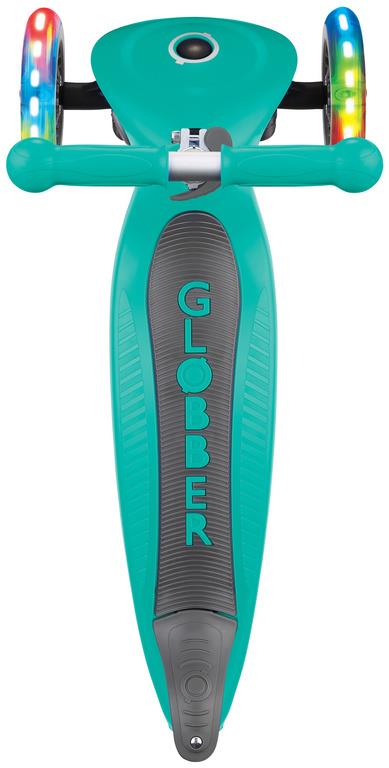 Globber Junior Foldable Lights - hulajnoga 3-kołowa | Emerald Green