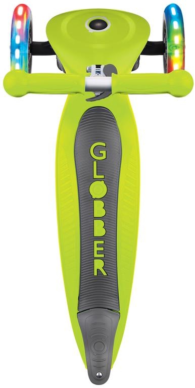 Globber Junior Foldable Lights - hulajnoga 3-kołowa | Lime Green