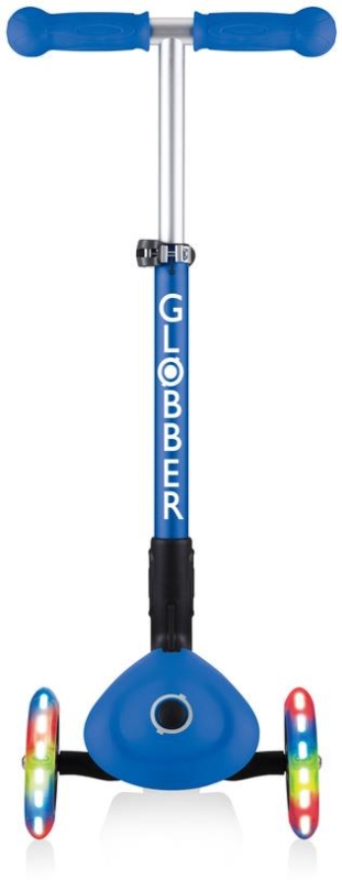 Globber Junior Foldable Lights - hulajnoga 3-kołowa | Navy Blue