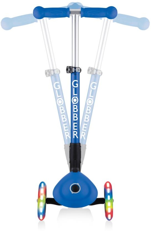 Globber Junior Foldable Lights - hulajnoga 3-kołowa | Navy Blue