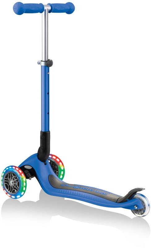 Globber Junior Foldable Lights - hulajnoga 3-kołowa | Navy Blue