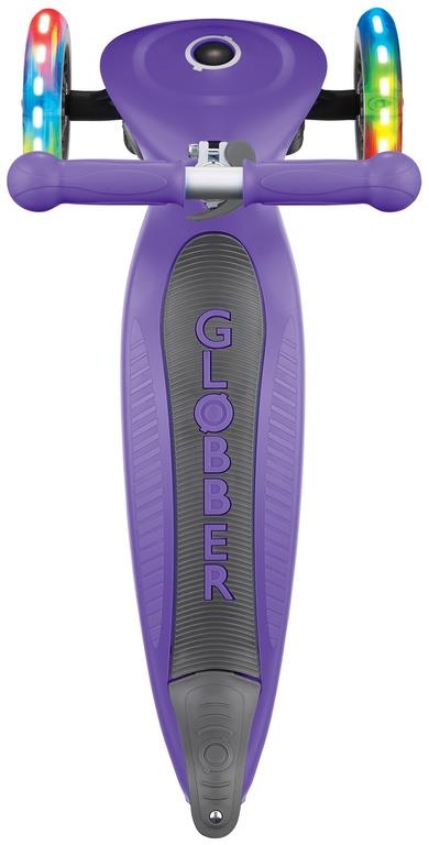 Globber Junior Foldable Lights - hulajnoga 3-kołowa | Violet