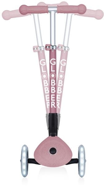 Globber Junior Foldable Lights ECOlogic - hulajnoga 3-kołowa | Berry