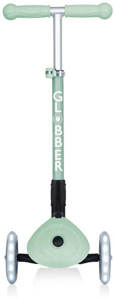 Globber Junior Foldable Lights ECOlogic - hulajnoga 3-kołowa | Pistachio