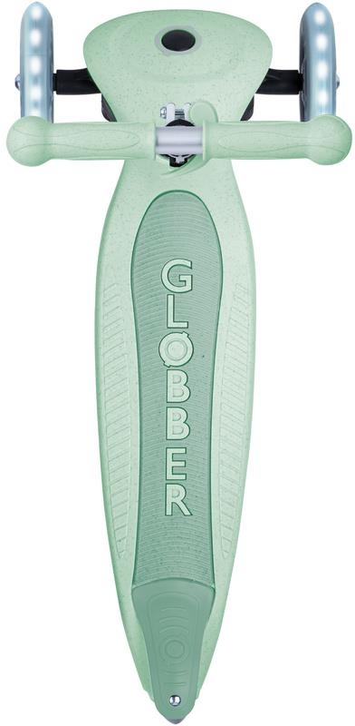 Globber Junior Foldable Lights ECOlogic - hulajnoga 3-kołowa | Pistachio