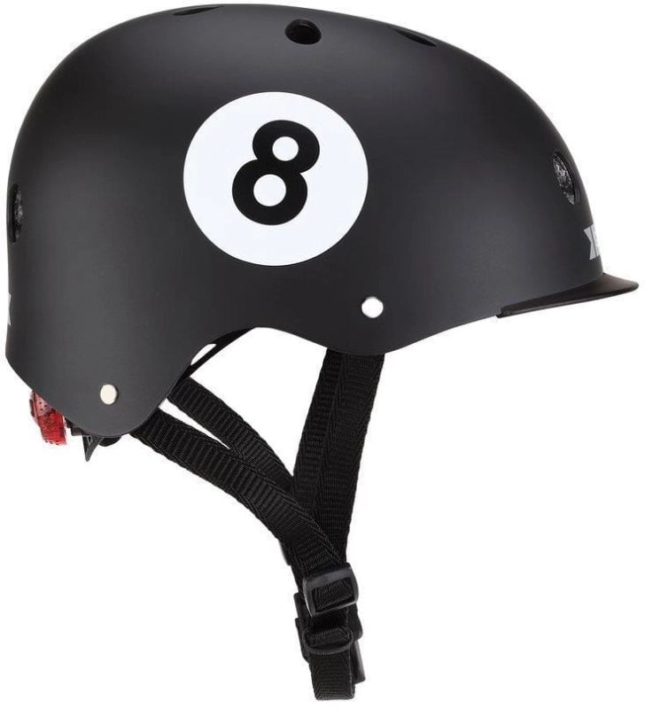 Globber Elite Lights - kask dziecięcy XS/S | Black 8-ball