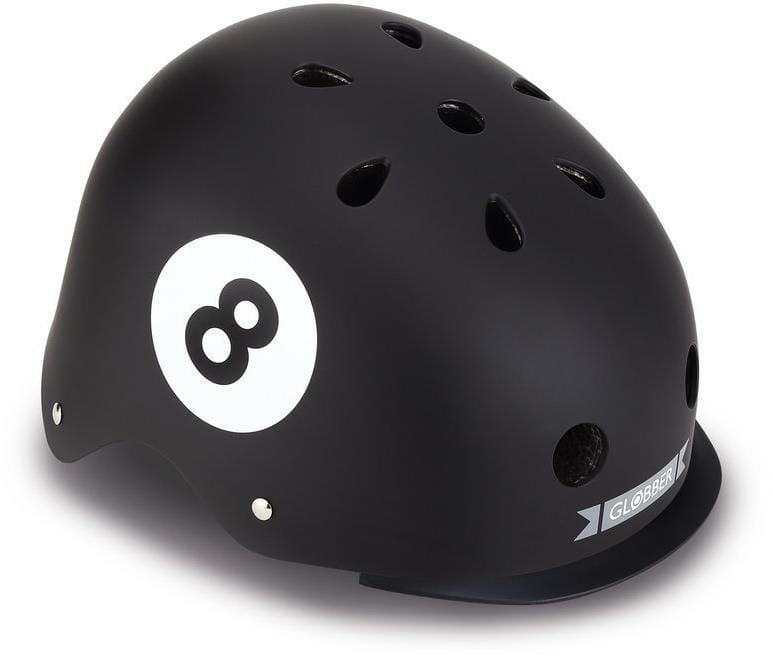 Globber Elite Lights - kask dziecięcy XS/S | Black 8-ball