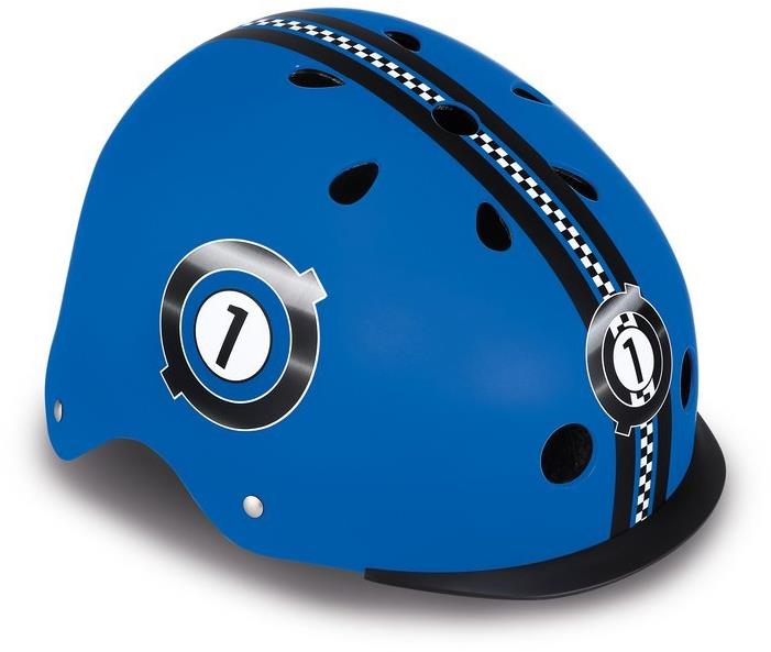 Globber Elite Lights - kask dziecięcy XS/S | Navy Blue-Racing