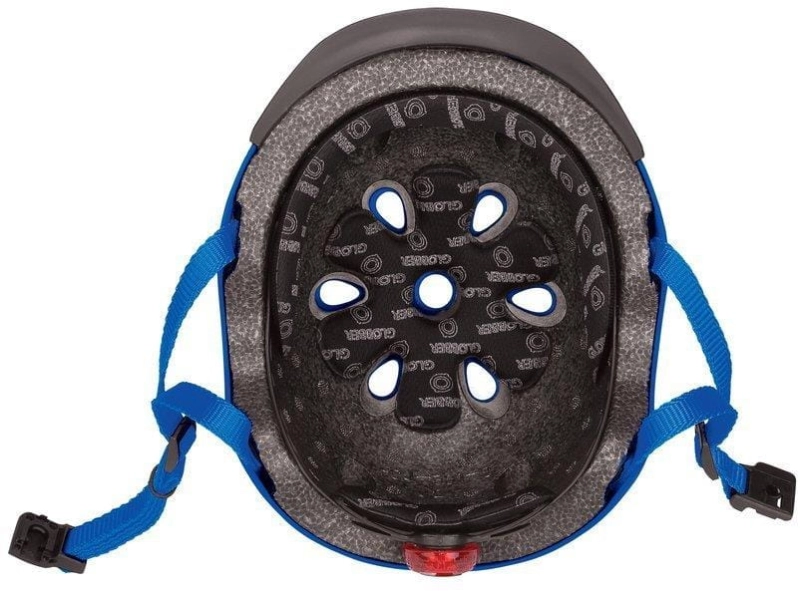 Globber Elite Lights - kask dziecięcy XS/S | Navy Blue-Racing