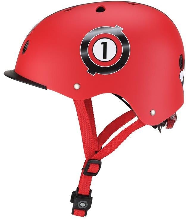 Globber Elite Lights - kask dziecięcy XS/S | New Red-Racing