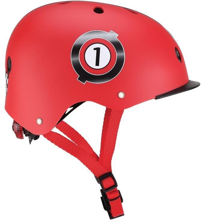 Globber Elite Lights - kask dziecięcy XS/S | New Red-Racing