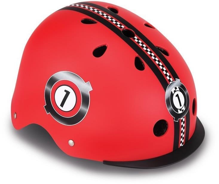 Globber Elite Lights - kask dziecięcy XS/S | New Red-Racing