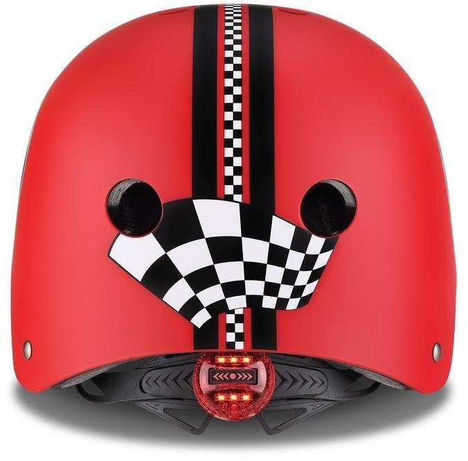 Globber Elite Lights - kask dziecięcy XS/S | New Red-Racing