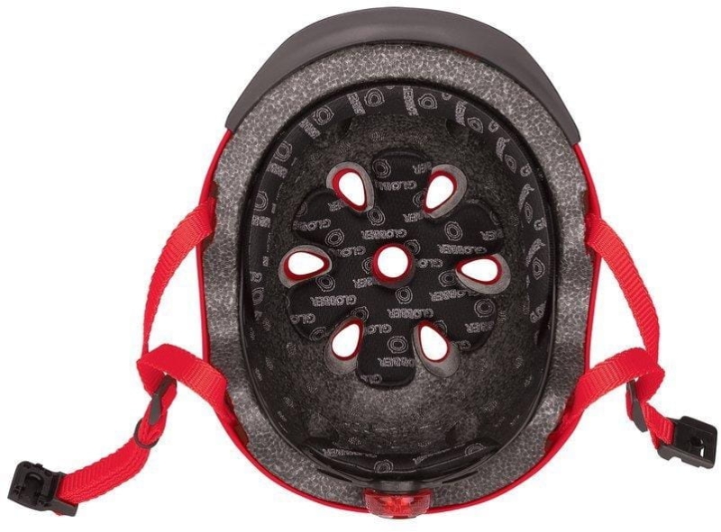 Globber Elite Lights - kask dziecięcy XS/S | New Red-Racing
