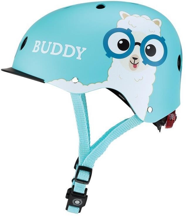 Globber Elite Lights - kask dziecięcy XS/S | Poolside Blue-Buddy