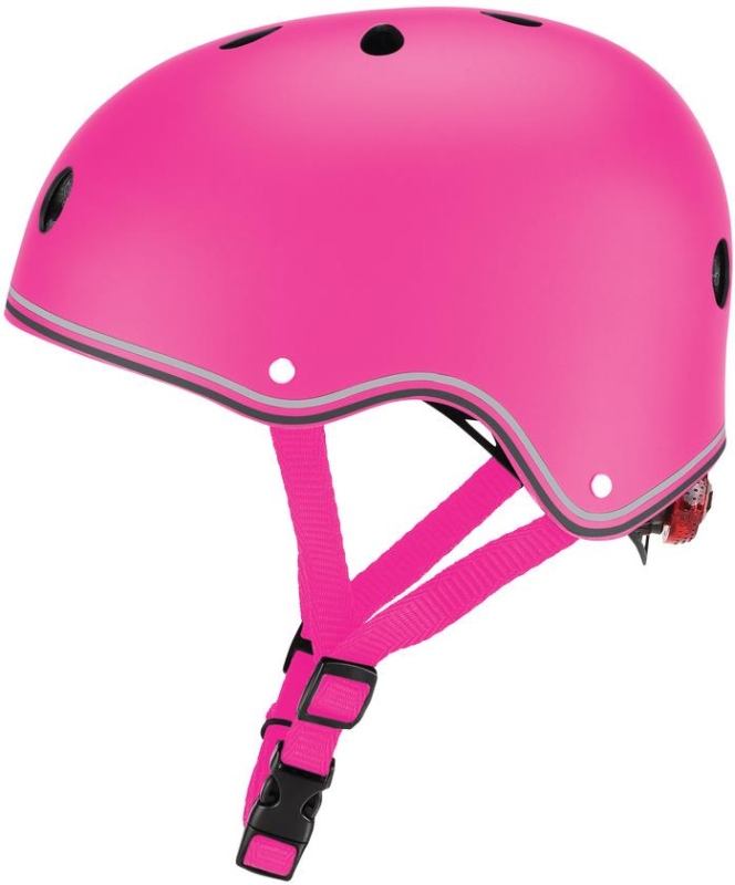 Globber Primo Lights - kask dziecięcy XS/S | Deep Pink