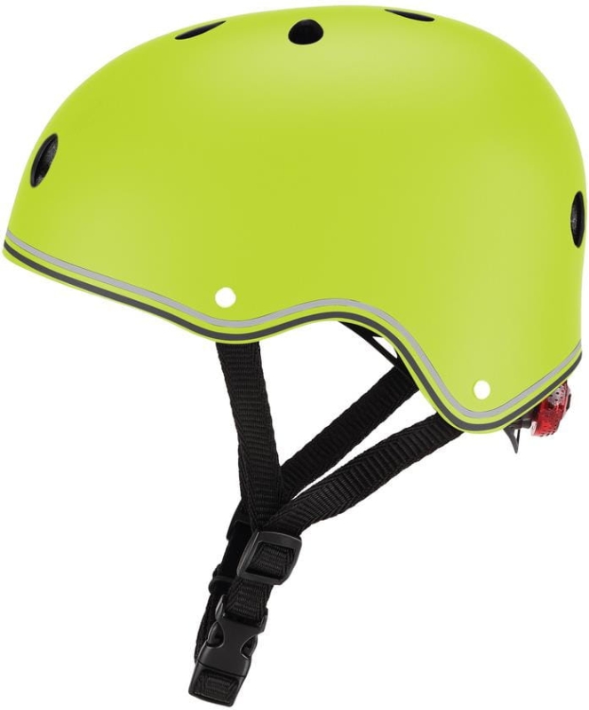 Globber Primo Lights - kask dziecięcy XS/S | Lime Green