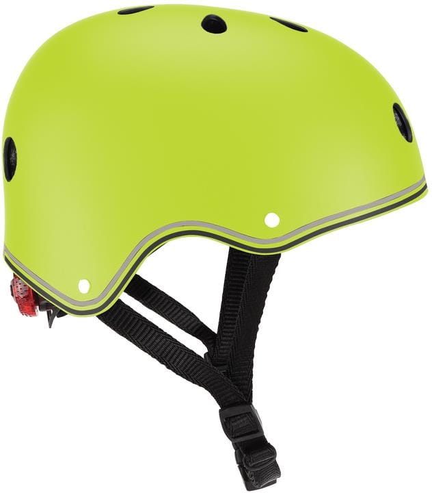 Globber Primo Lights - kask dziecięcy XS/S | Lime Green