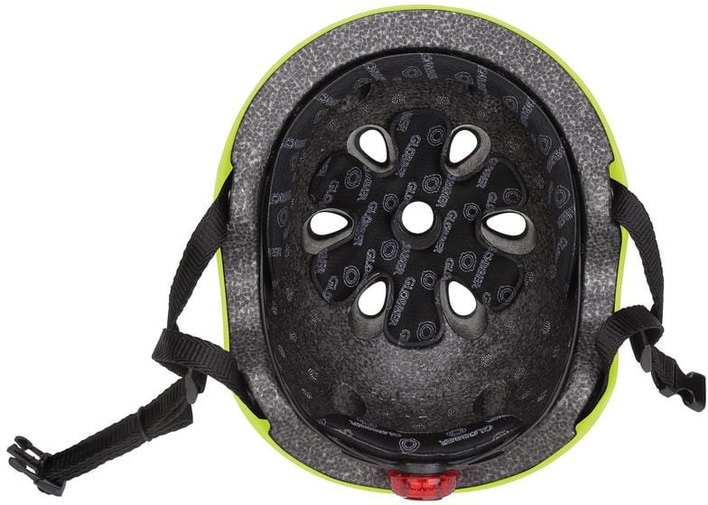 Globber Primo Lights - kask dziecięcy XS/S | Lime Green
