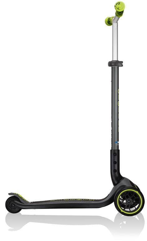 Globber Master Prime - hulajnoga 3-kołowa | Black-Lime Green