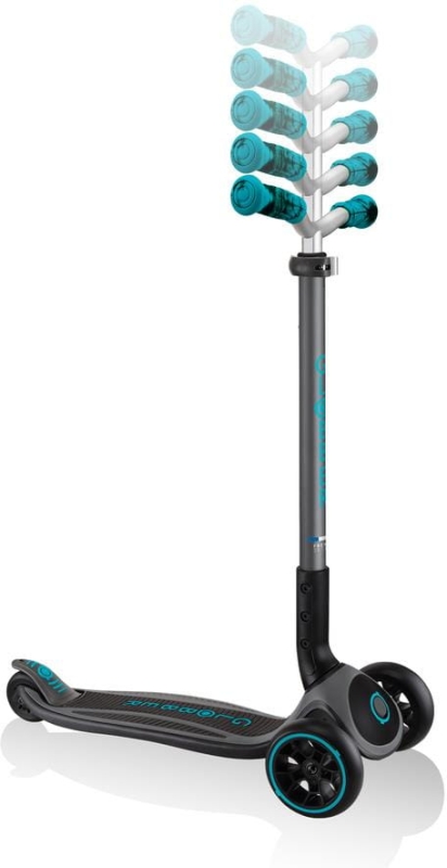 Globber Master Prime - hulajnoga 3-kołowa | Black-Teal