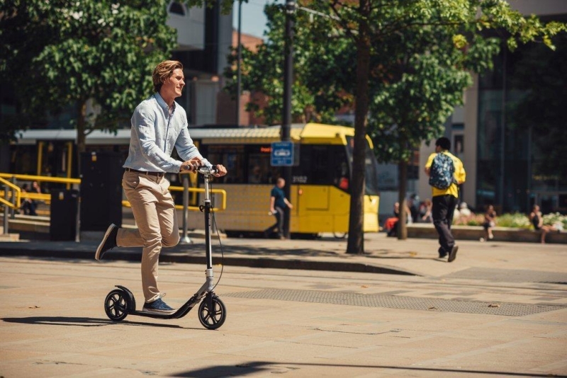 Globber ONE NL 230 - hulajnoga miejska | Titanium-Lead Grey