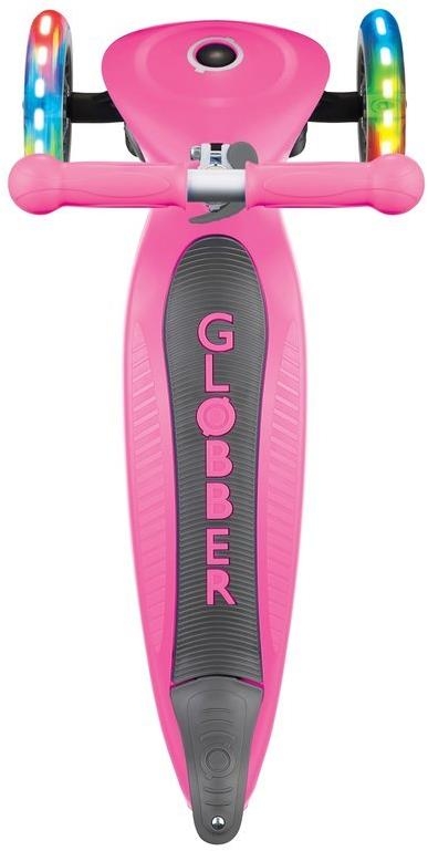 Globber Primo Foldable Lights - hulajnoga 3 kołowa LED | Deep Pink