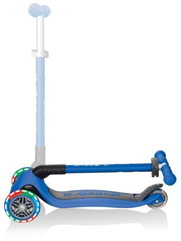 Globber Primo Foldable Lights - hulajnoga 3 kołowa LED | Navy Blue