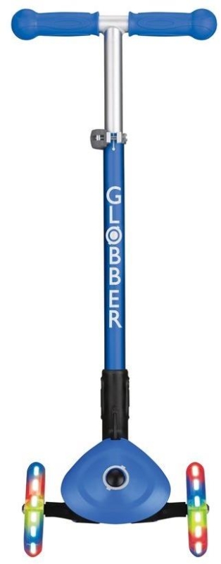 Globber Primo Foldable Lights - hulajnoga 3 kołowa LED | Navy Blue