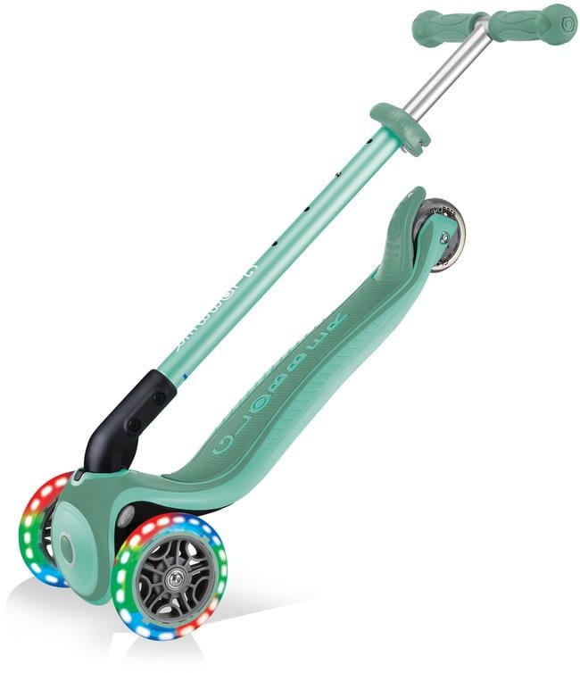 Globber Primo Foldable Plus Lights - hulajnoga 3 kołowa | Mint