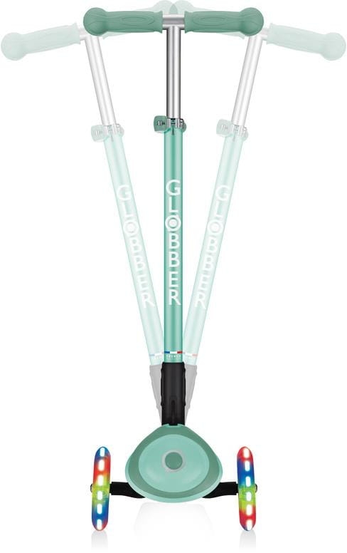 Globber Primo Foldable Plus Lights - hulajnoga 3 kołowa | Mint