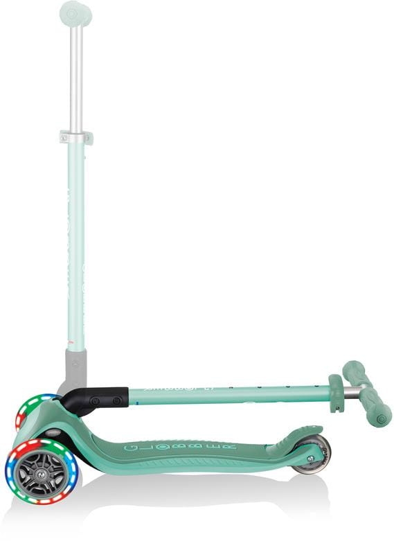 Globber Primo Foldable Plus Lights - hulajnoga 3 kołowa | Mint