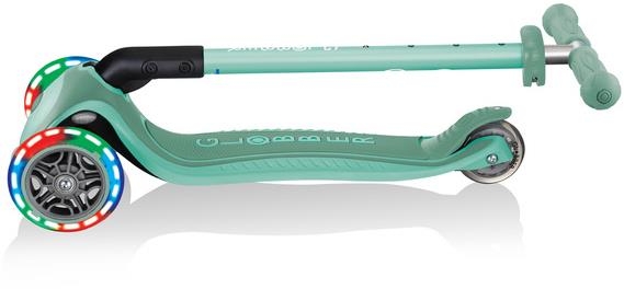 Globber Primo Foldable Plus Lights - hulajnoga 3 kołowa | Mint