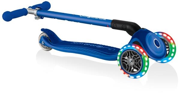Globber Primo Foldable Plus Lights - hulajnoga 3 kołowa | Navy Blue