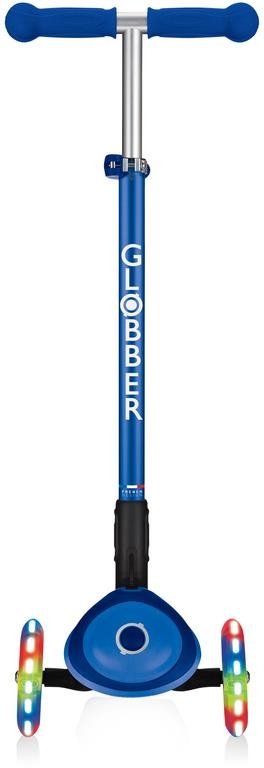 Globber Primo Foldable Plus Lights - hulajnoga 3 kołowa | Navy Blue