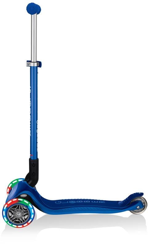 Globber Primo Foldable Plus Lights - hulajnoga 3 kołowa | Navy Blue