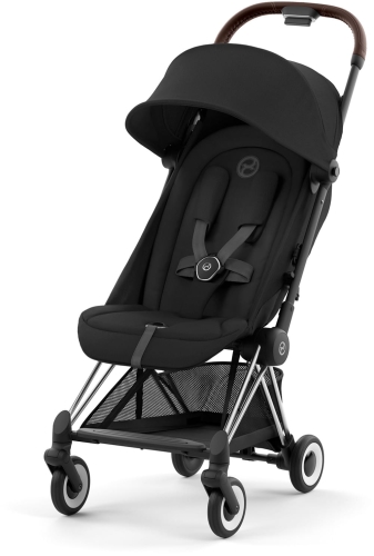 Cybex Coya - luksusowy wózek spacerowy | Sepia Black on Chrome Dark Brown