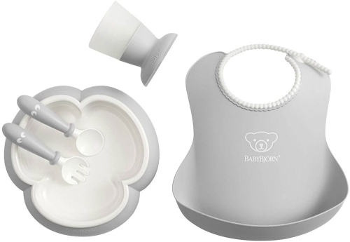 BabyBjorn - zestaw obiadowy | Grey
