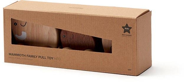 Kid's Concept - Rodzina mamutów do ciągnięcia natural NEO | Multicolor (NEO)