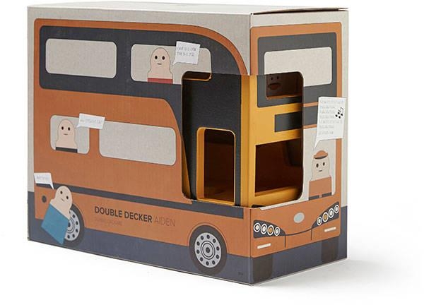 Kid's Concept - Autobus piętrowy | Multicolor (AIDEN)
