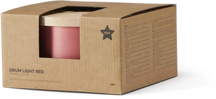 Kid's Concept - Bębenek | Light Red (KID'S BASE)
