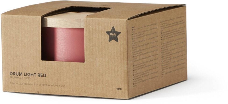 Kid's Concept - Bębenek | Light Red (KID'S BASE)