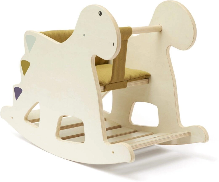 Kid's Concept - Bujaczek na biegunach Dino wood | Multicolor (NEO)
