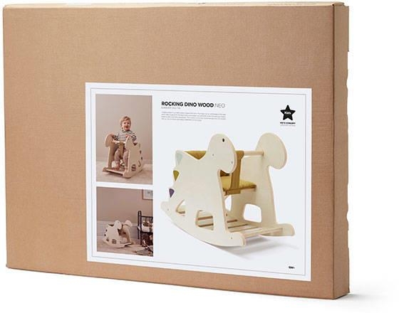 Kid's Concept - Bujaczek na biegunach Dino wood | Multicolor (NEO)
