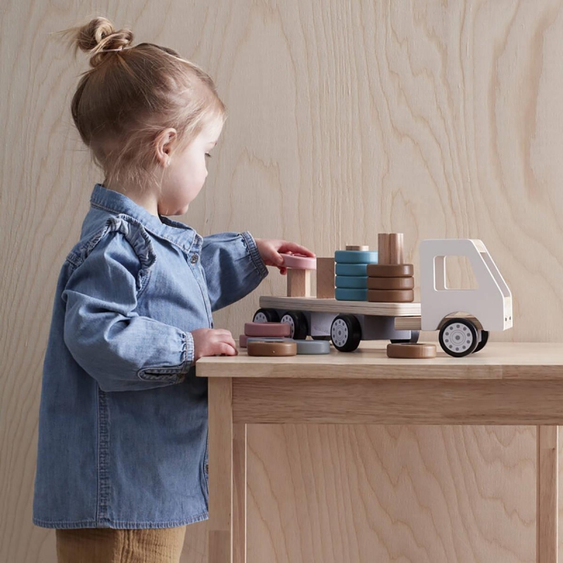 Kid's Concept - Ciężarówka z przyczepą sorter | Multicolor (AIDEN)