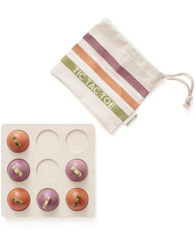 Kid's Concept - Gra "Kółko i krzyżyk" warzywka | Multicolor (KID'S BASE)