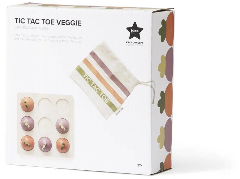 Kid's Concept - Gra "Kółko i krzyżyk" warzywka | Multicolor (KID'S BASE)