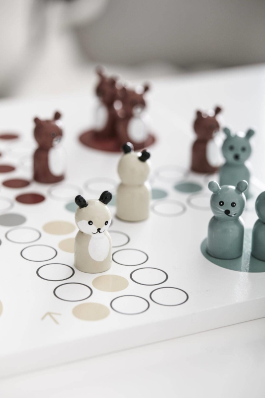 Kid's Concept - Gra planszowa Ludo | Multicolor (EDVIN)